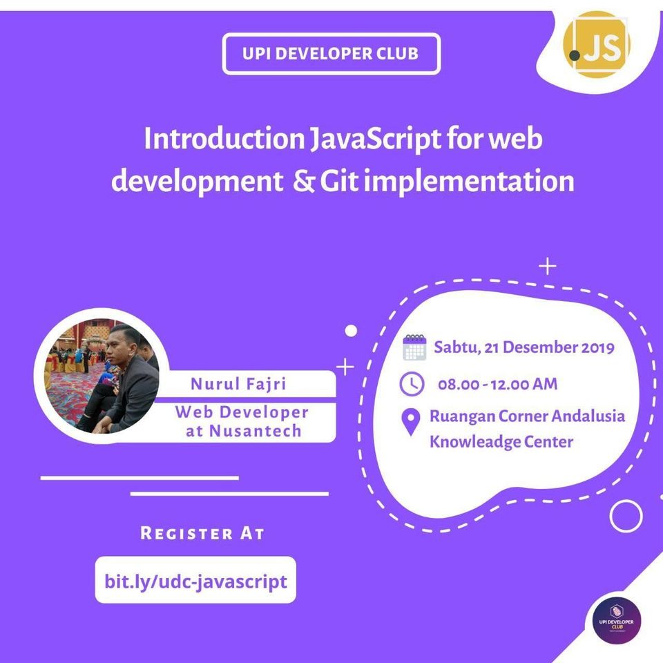 Introduction JavaScript for Web Development & Git
